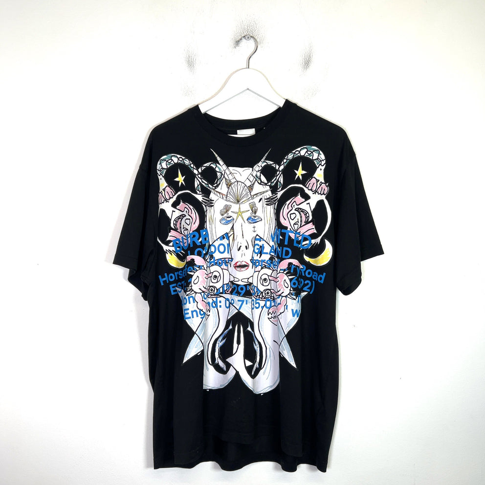 Burberry Montage Graphic Oversized T-Shirt