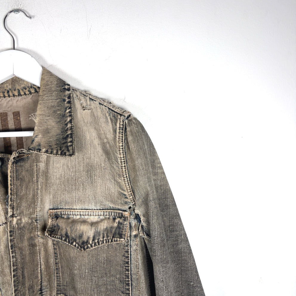 Rick Owens FW08 Dust Washed Denim Jacket