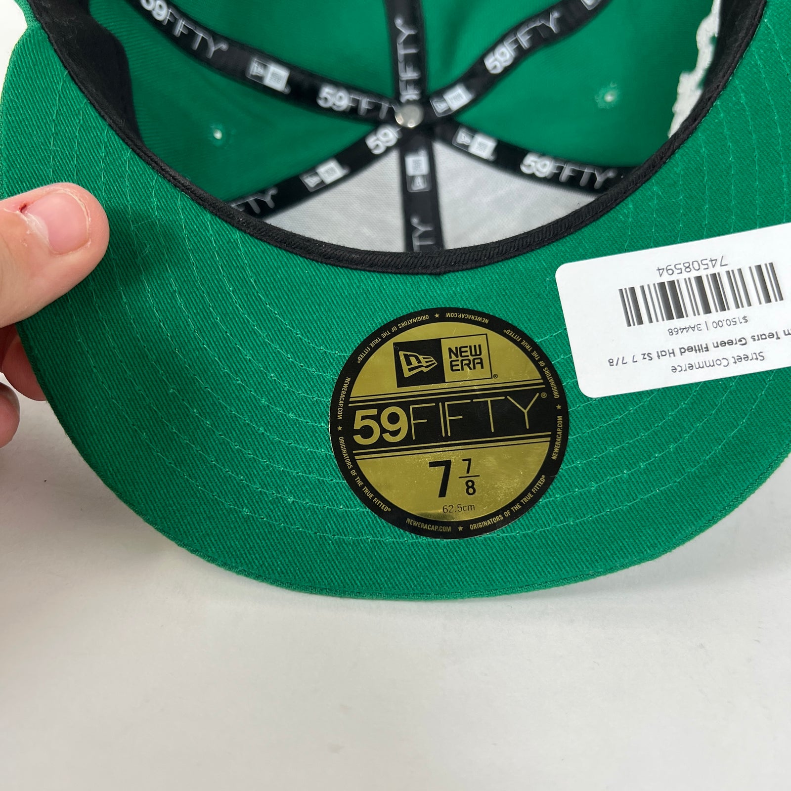 Denim Tears Green Fitted Hat Size 7 7/8