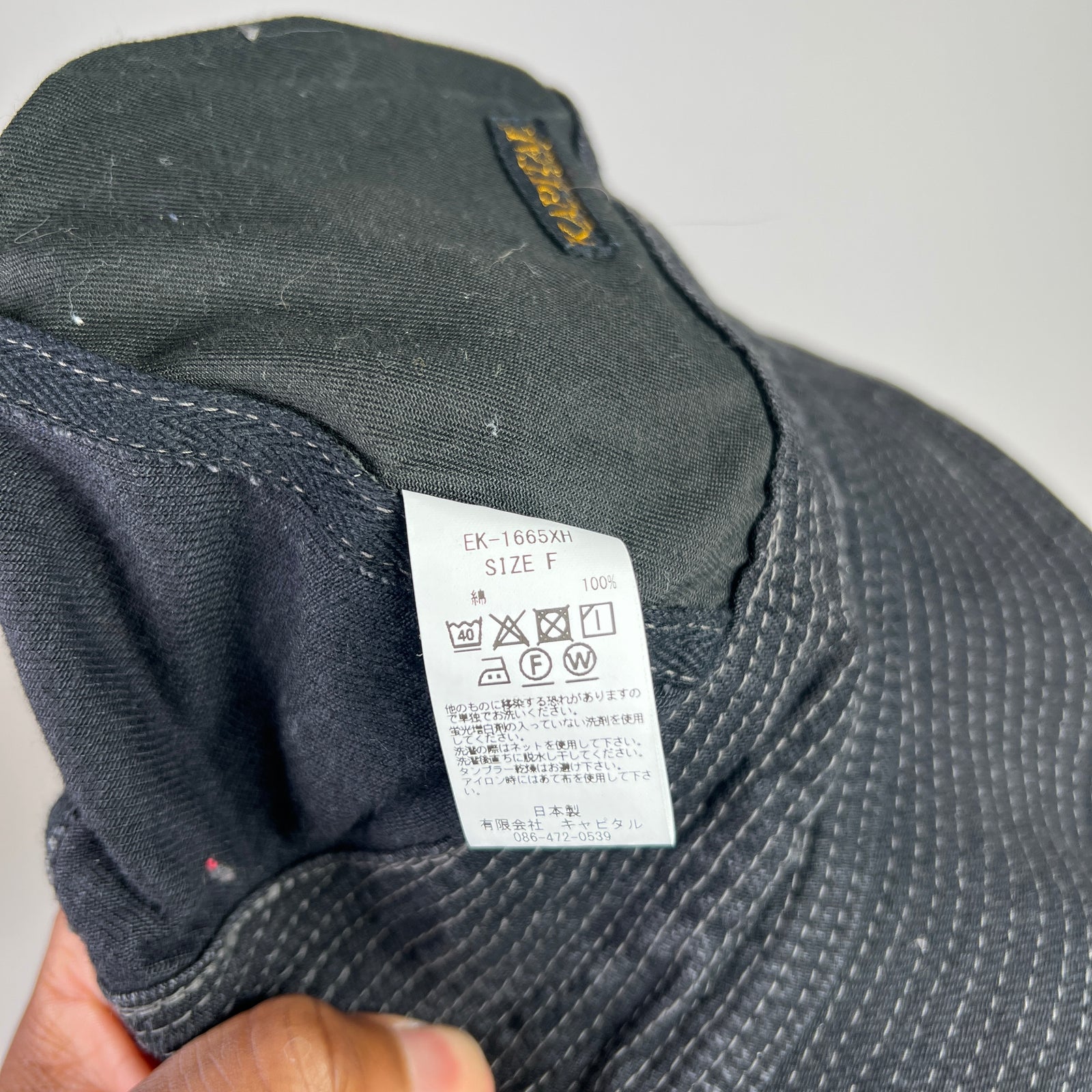 Kapital 11.5oz The Old Man & The Sea Denim Bucket Hat