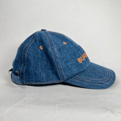 Burberry Blue Denim Logo Hat