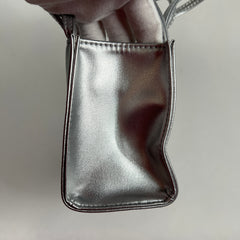 Telfar Metallic Silver Small Purse