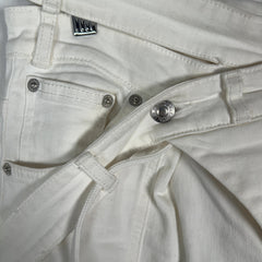 Ottolinger White Asymmetrical Wrap Shorts Size M