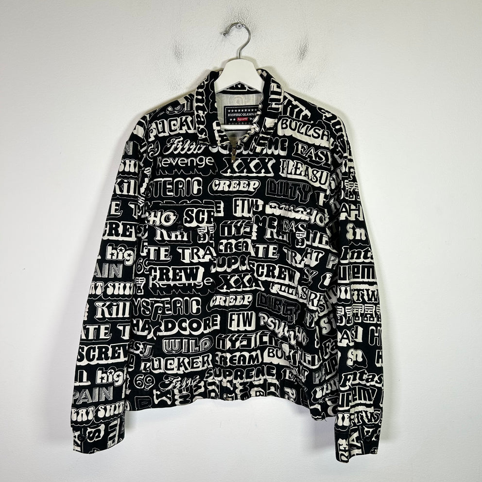 Supreme x Hysteric Glamour FW17 Text Work Jacket