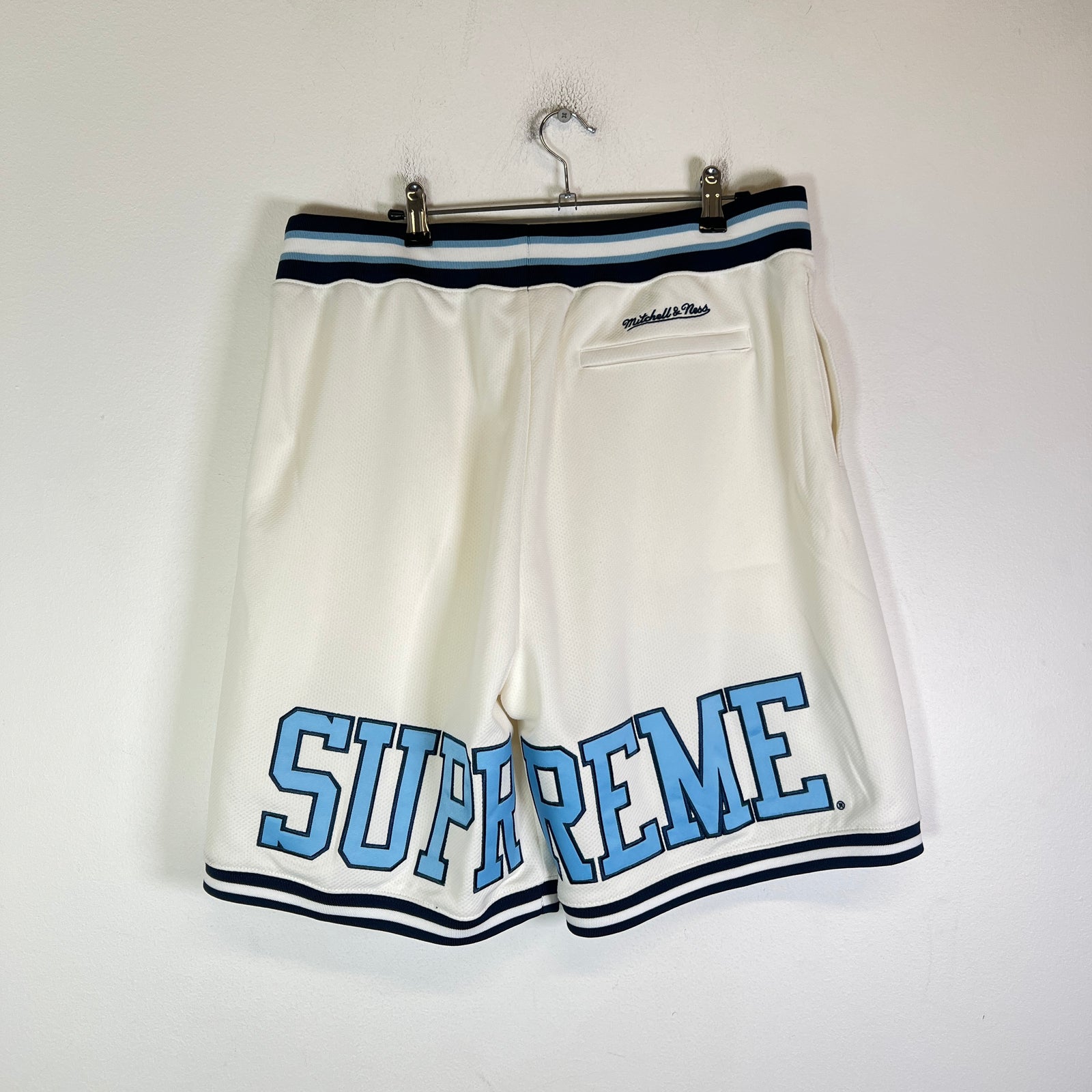Supreme x Mitchell & Ness UNC Mesh Shorts