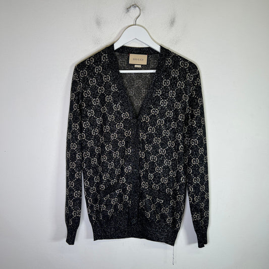 Gucci Metallic Jacquard Cardigan