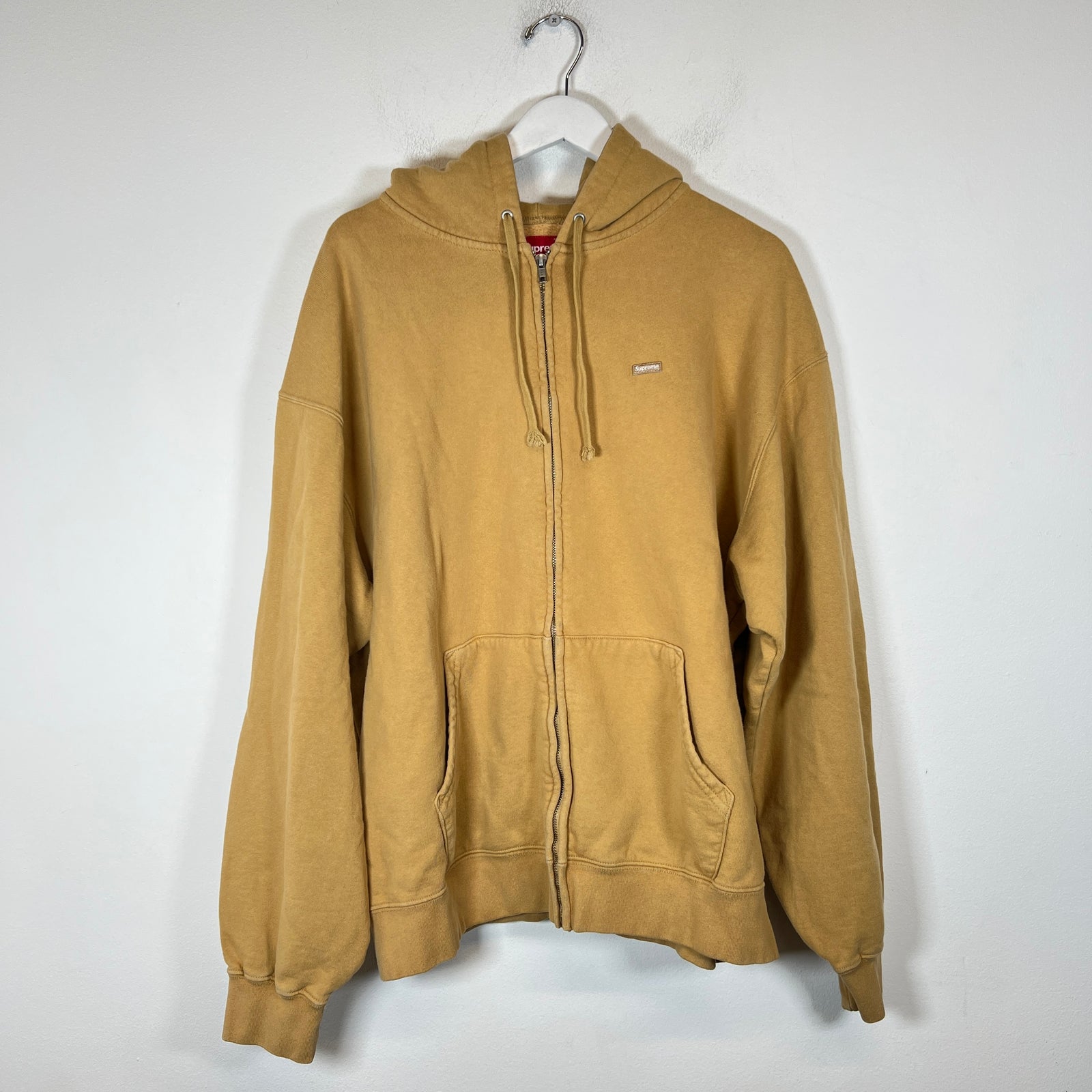 Supreme Brown Mini Bogo Zip-Up Hoodie Size XL