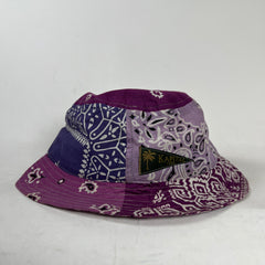 Kapital Purple Bandana Bucket Hat