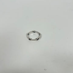 Gucci Sterling Silver Interlocking G Ring Size 10