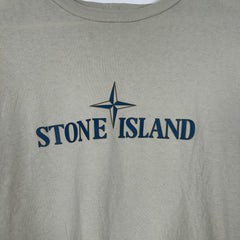 Stone Island Spell-out Logo T-Shirt Size L
