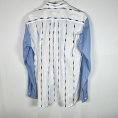 Comme Des Garcons Homme Deux Dot Strip Shirt Size L