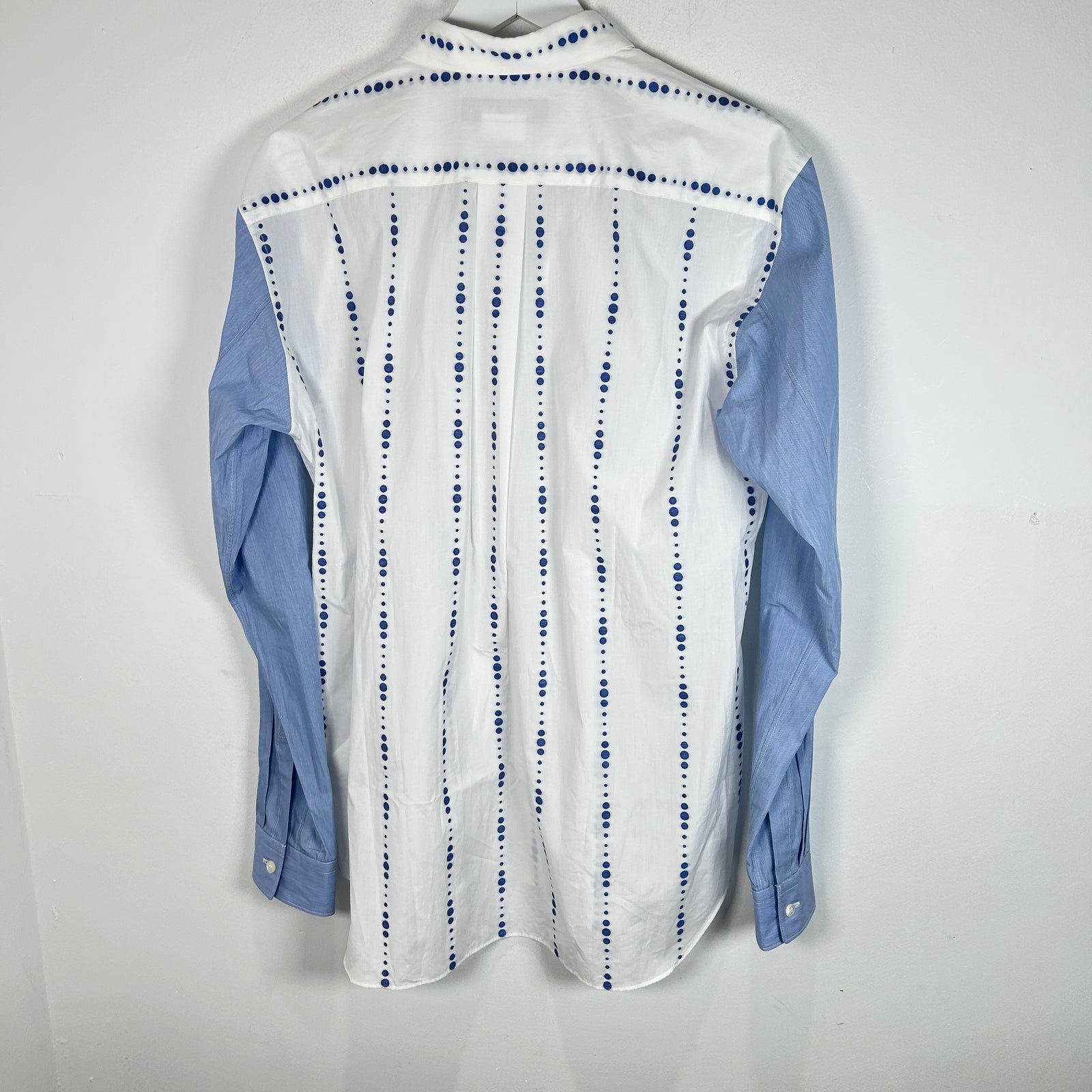 Comme Des Garcons Homme Deux Dot Strip Shirt Size L