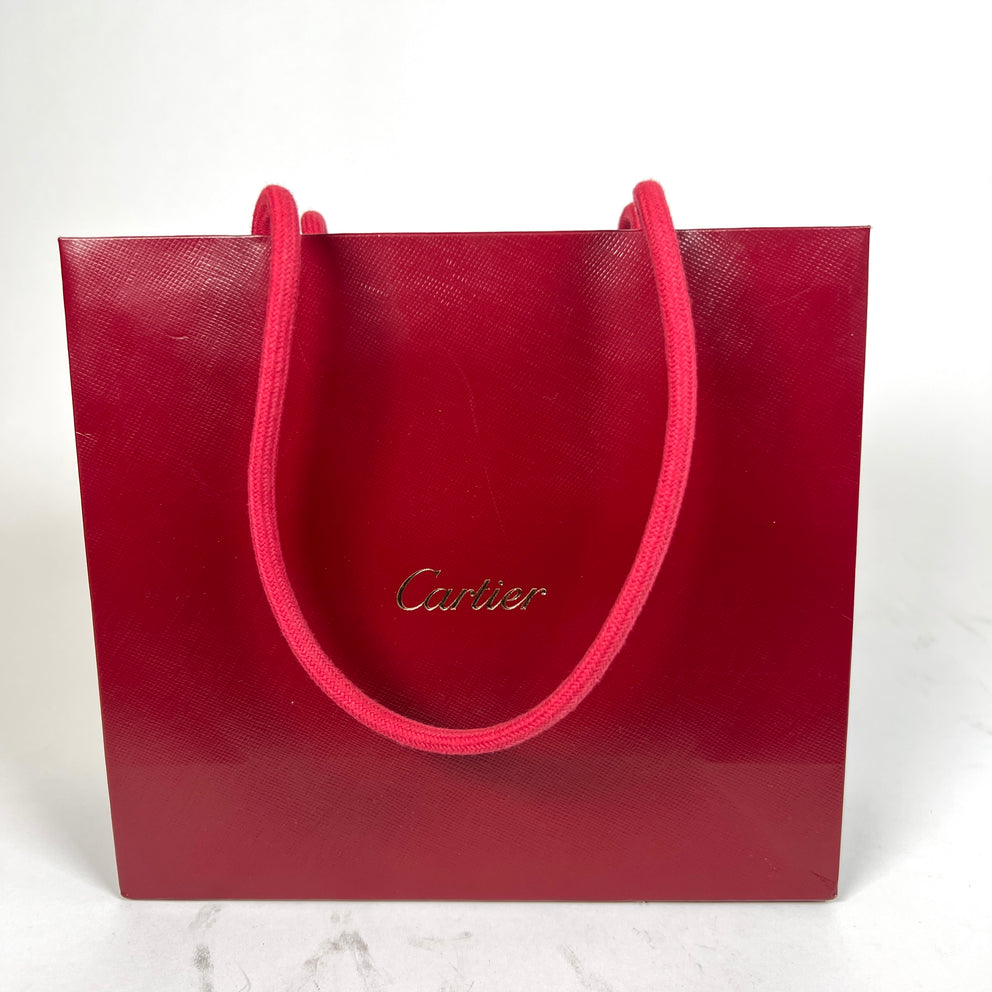 Cartier Pink C Decor Diamond Cut Glasses