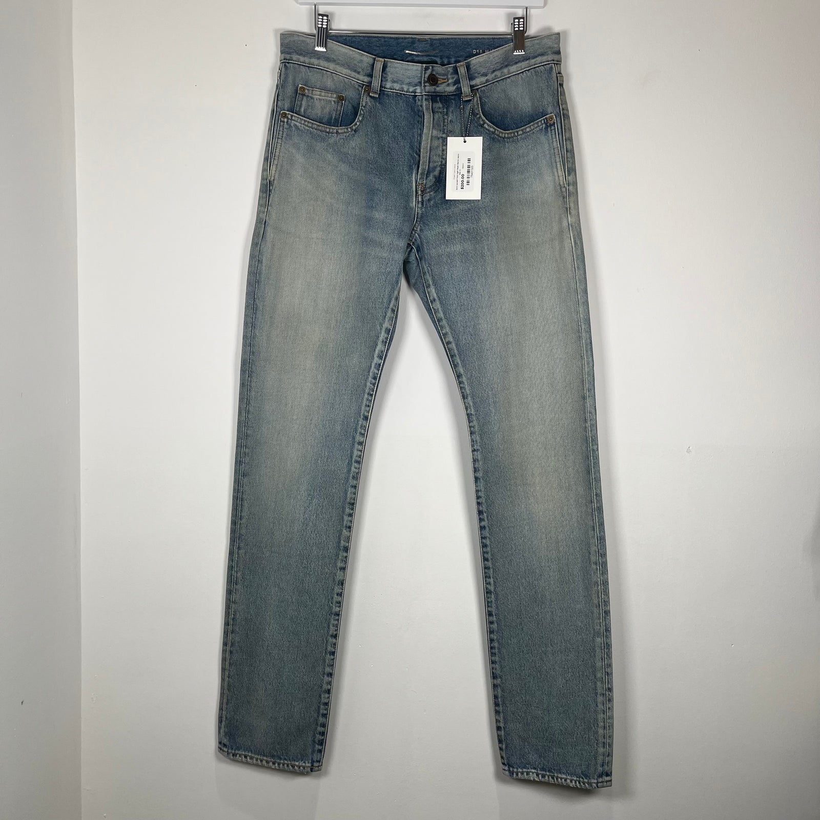 Saint Laurent Paris Light Wash Denim Jeans Size 31