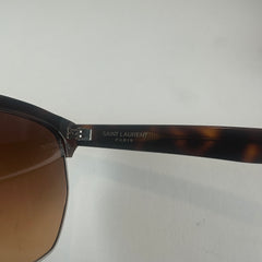 Saint Laurent Havana Tortoiseshell SL 408 001 Sunglasses