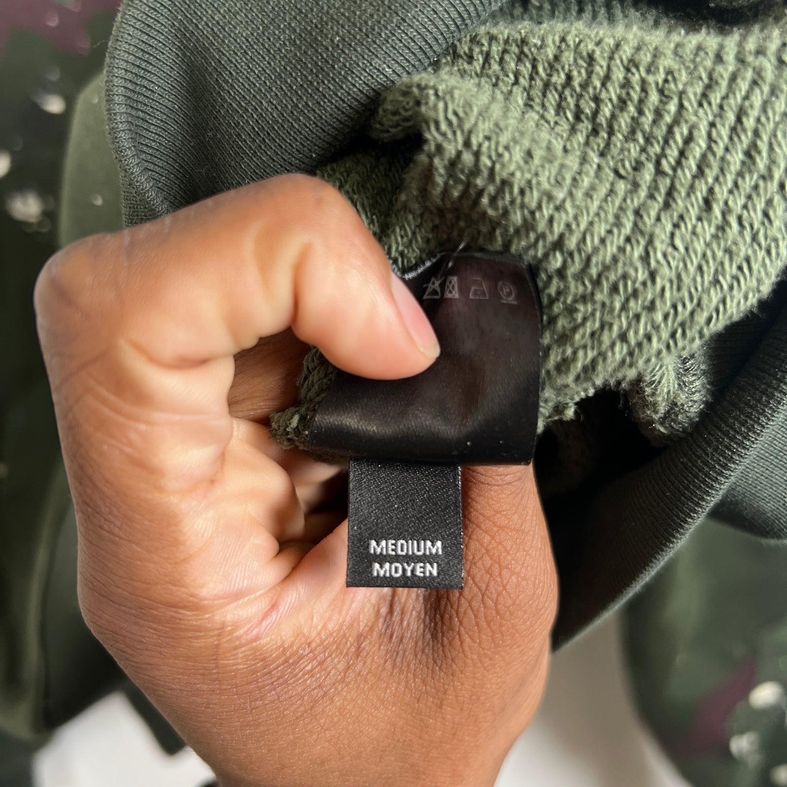 Amiri Camo MA Core Logo Hoodie Size M