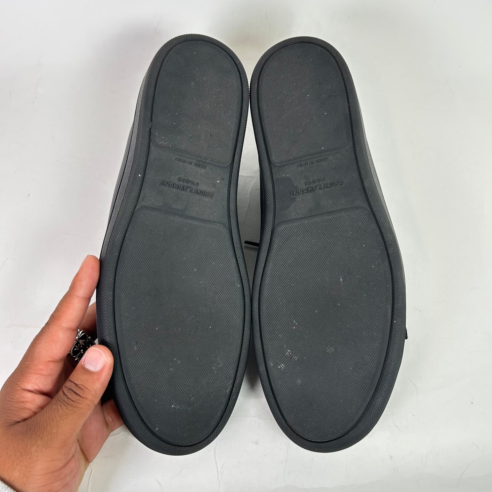 Saint Laurent Gym Calfskin Lowtop Sneakers