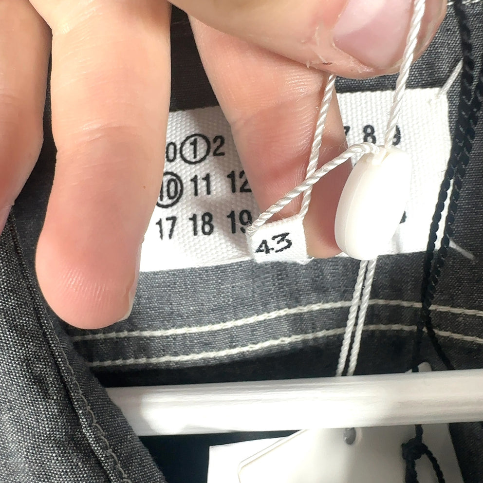 Maison Margiela Short-Sleeve Broadcloth Shirt