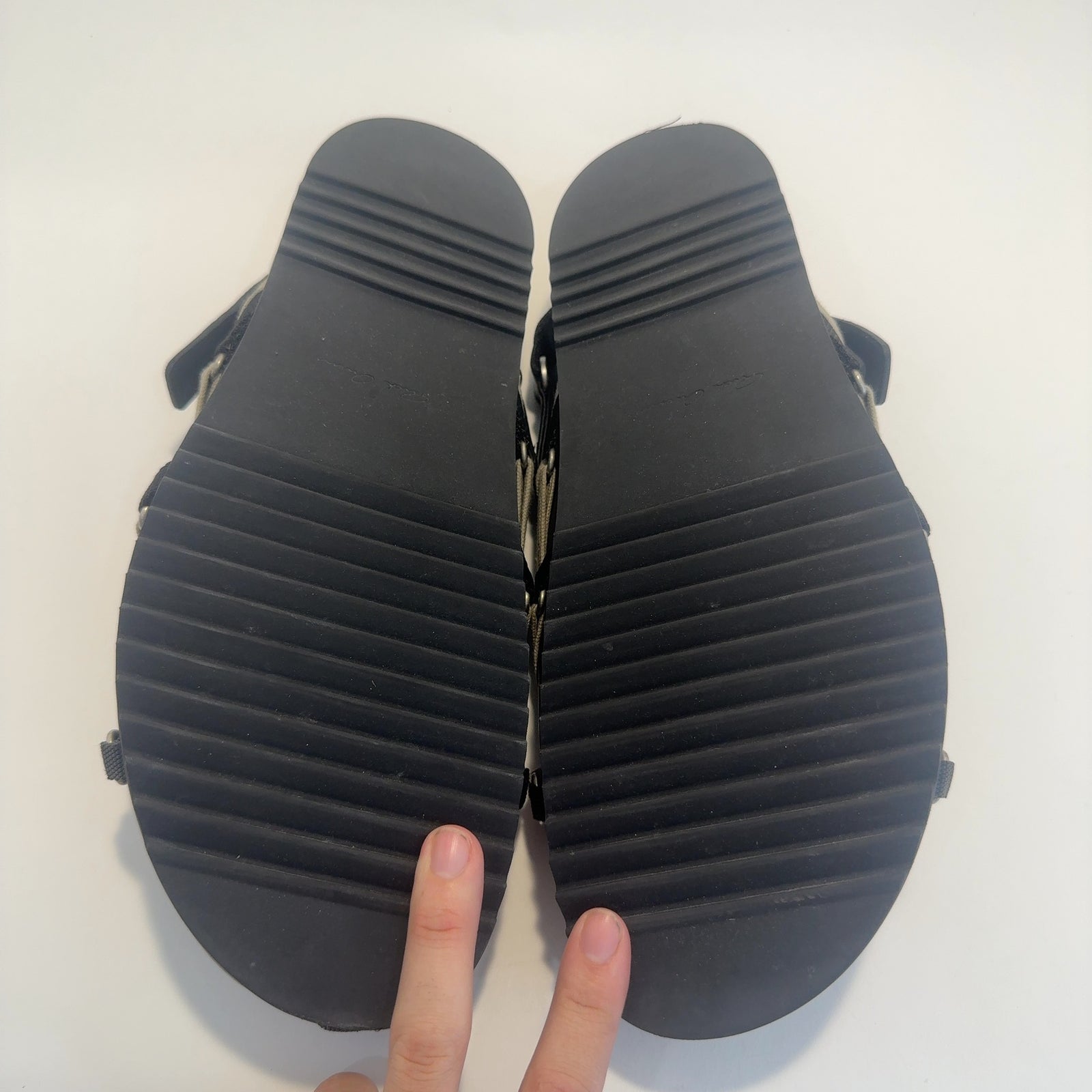 Rick Owens Mega-Lace Sabot Leather Sandals