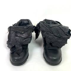 Yasuyuki Ishii SS10 Foldable Leather Patchwork Boots