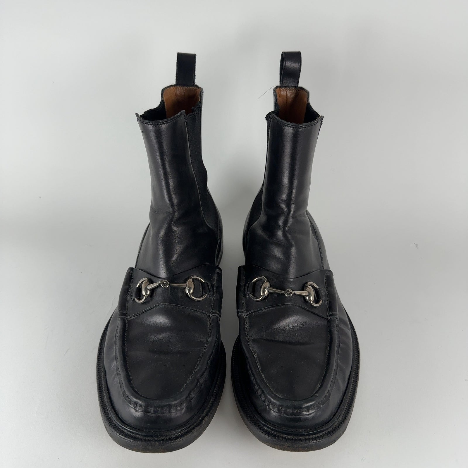Gucci Horsebit Leather Chelsea Boots
