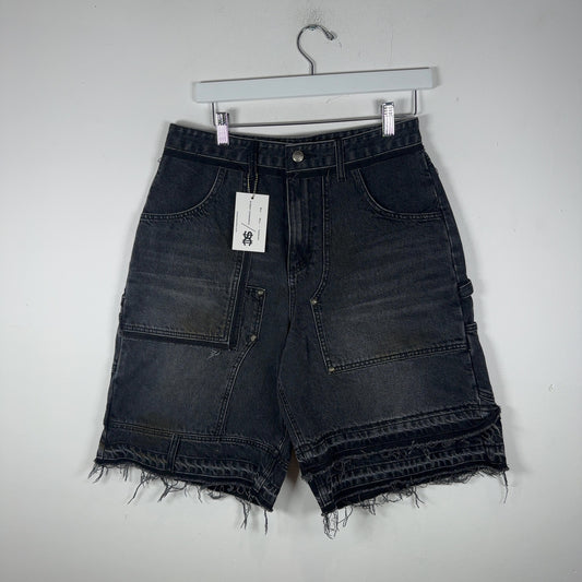 Andersson Bell Stacked Release Hem Shorts
