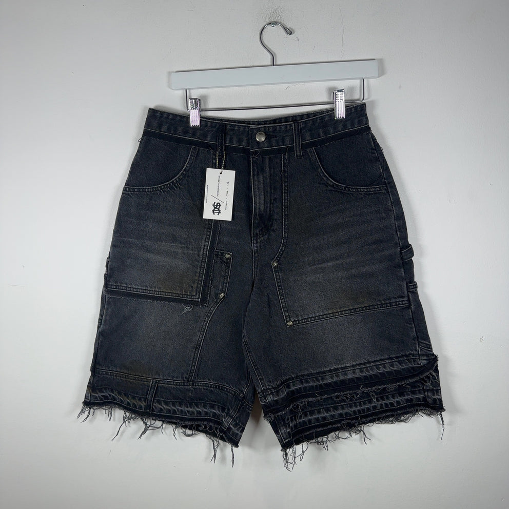 Andersson Bell Stacked Release Hem Shorts