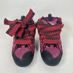 Lanvin Burgundy Curb Sneaker Size 41