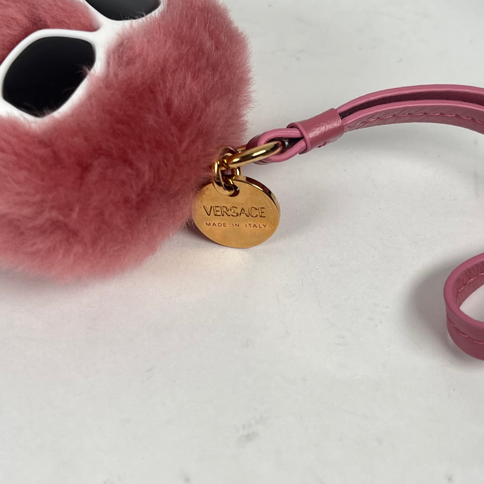 Versace Pink Medusa Fluffy Charm
