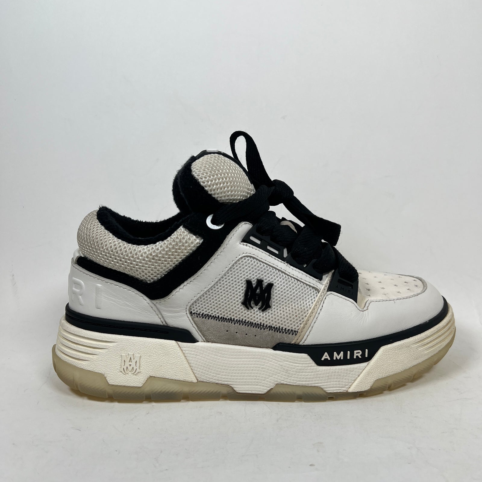 Amiri White/Black MA-1 Sneaker Size 42