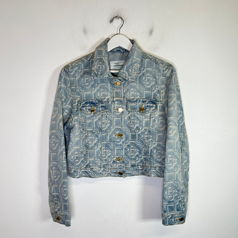 Casablanca Monogram Denim Jacket