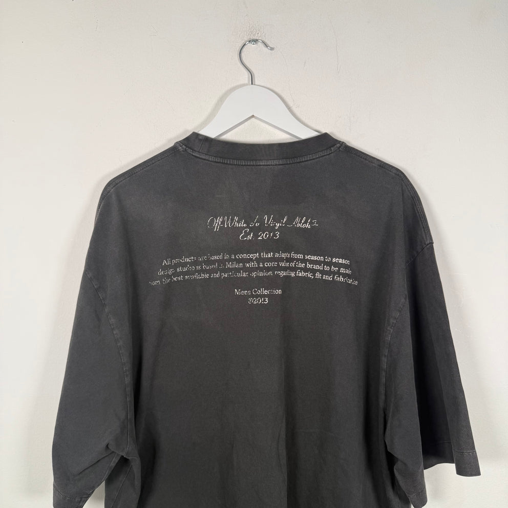 Off-White Grey 'Mary Skate' T-Shirt Size XXL