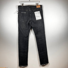 Purple Ripped Jeans Black / Lightwash Size 36