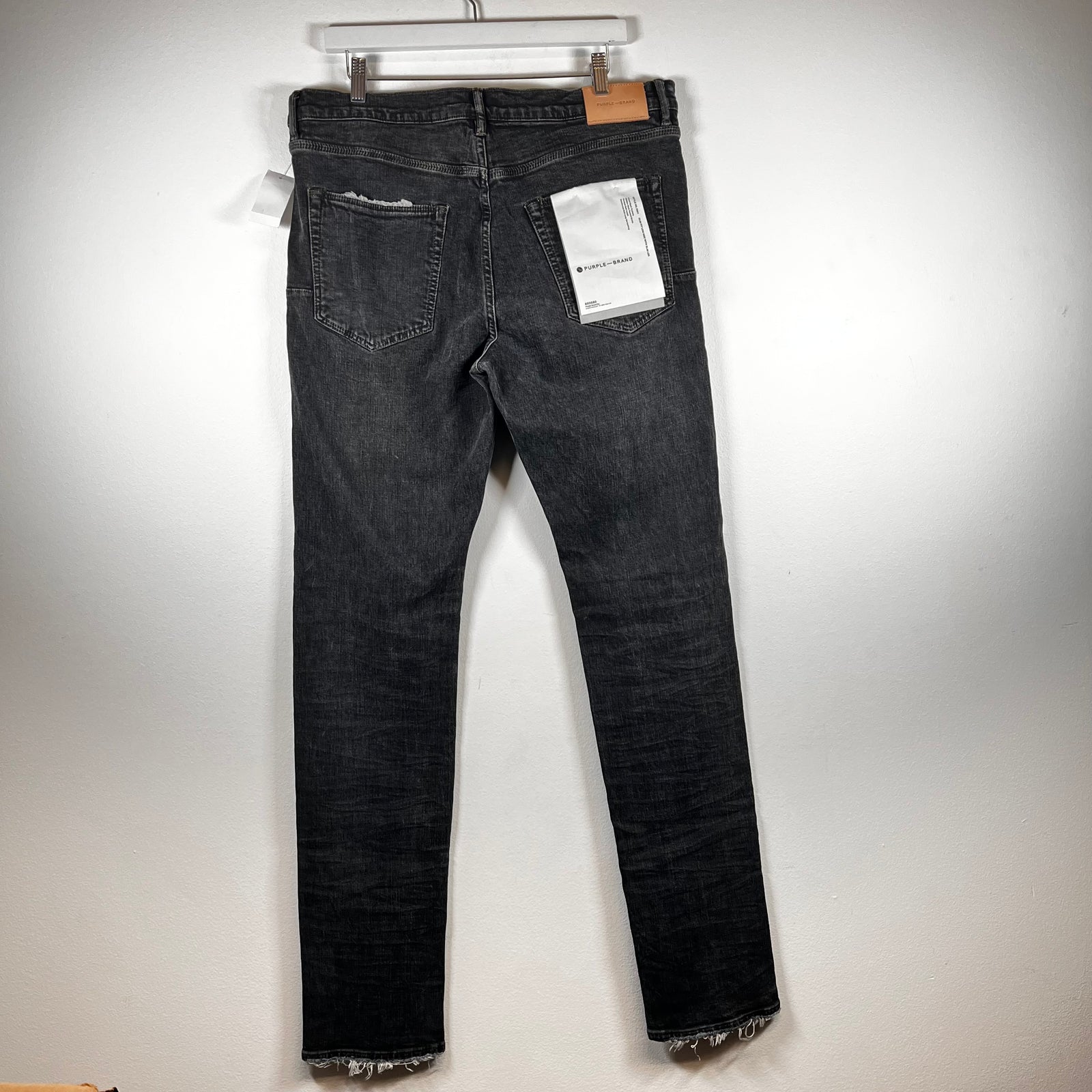 Purple Ripped Jeans Black / Lightwash Size 36