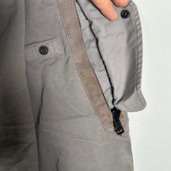 Moncler Grey Cargo Cuffed Pants Size 48