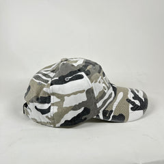 Street Commerce Snow Camo Logo Distressed Cap