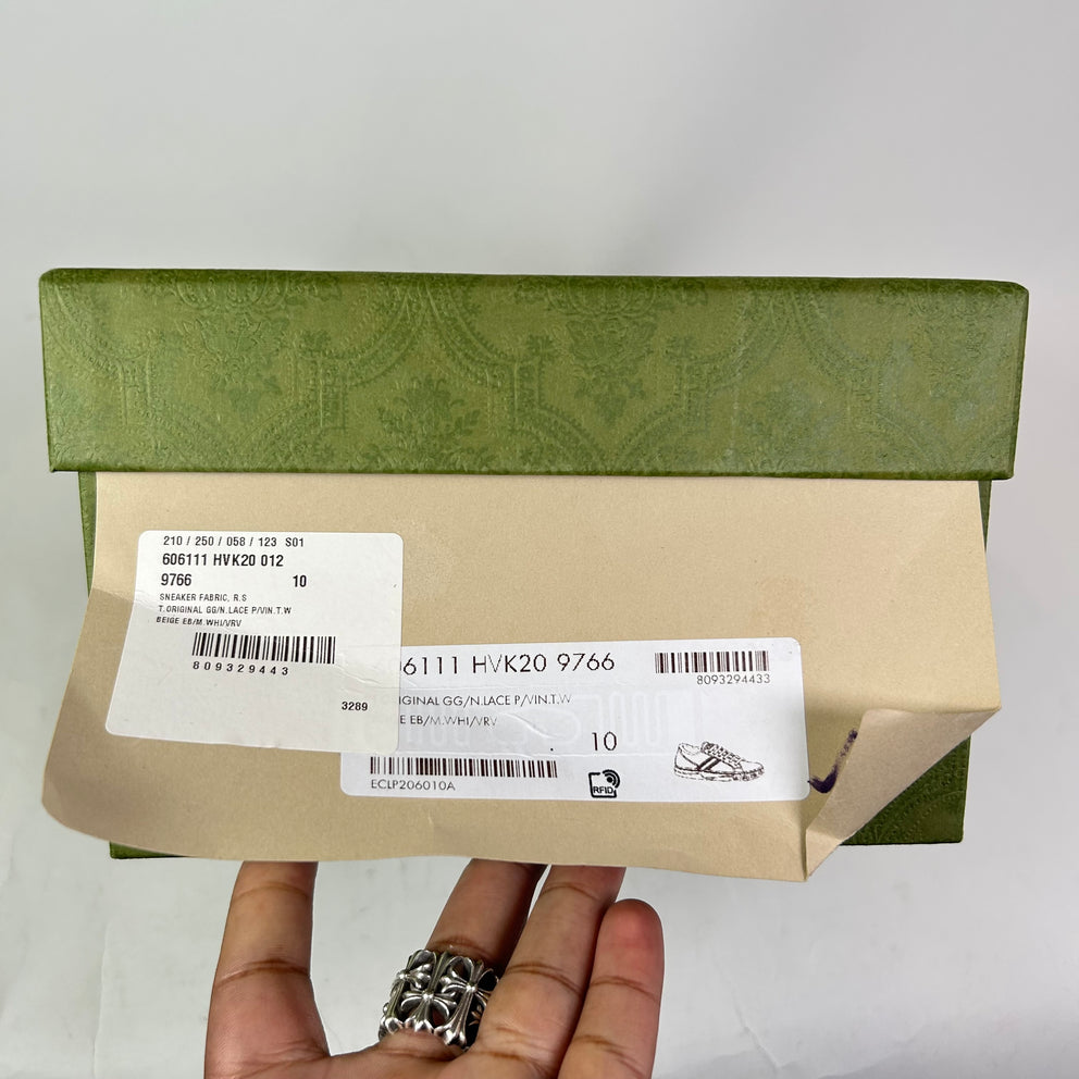 Gucci Tennis 1977 Canvas Low-Top Sneaker