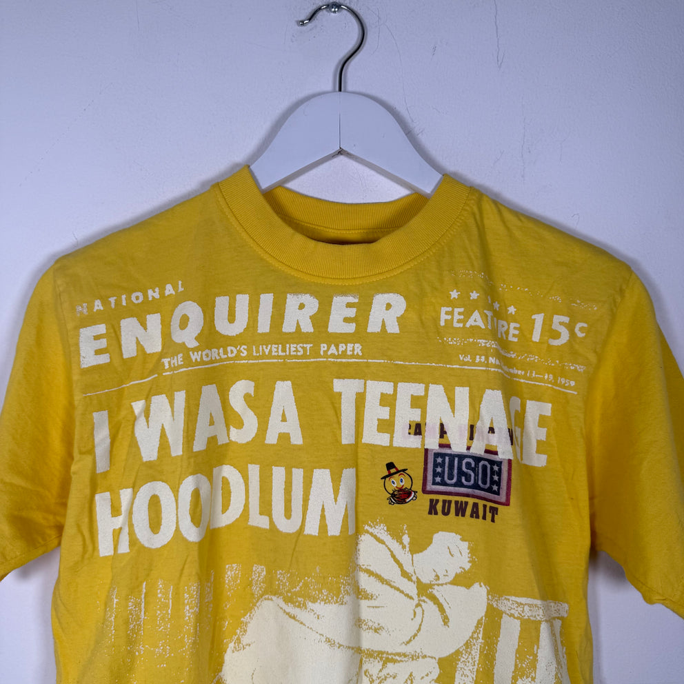 Better With Age Yellow Print Tshirt Size M