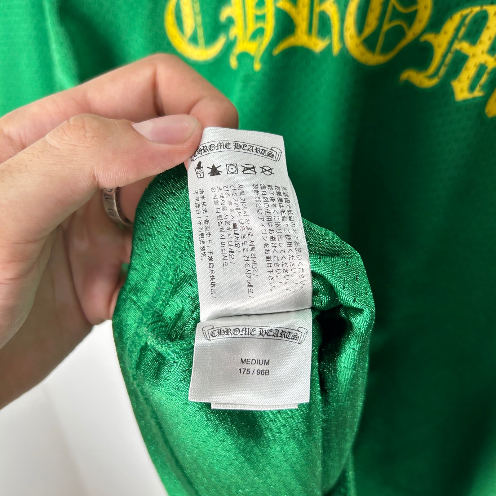 Chrome Hearts Green Jersey Size M