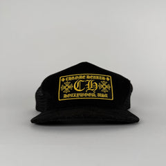 Chrome Hearts Gold CH Corduroy Hat