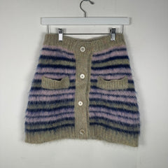Marni Striped Fuzzy Wuzzy Skirt Size S