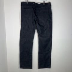 Burberry Dark Washed Wide Slim Leg Denim Jeans