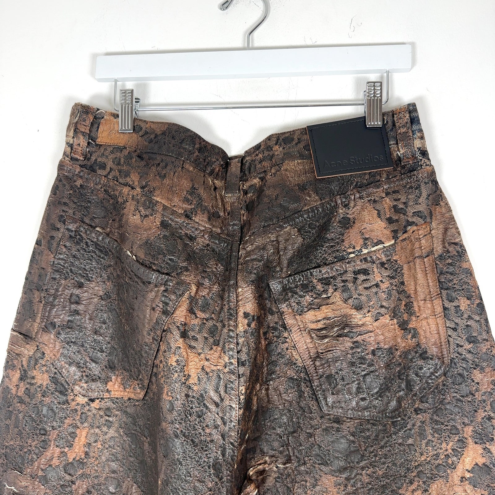 Acne Studios Distressed Monogram Jeans