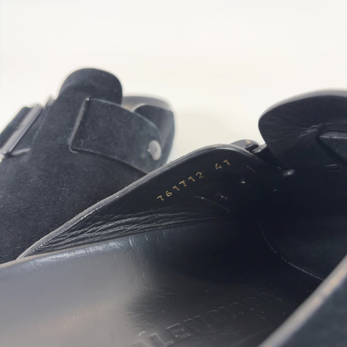 Balenciaga Black Sunday Mules