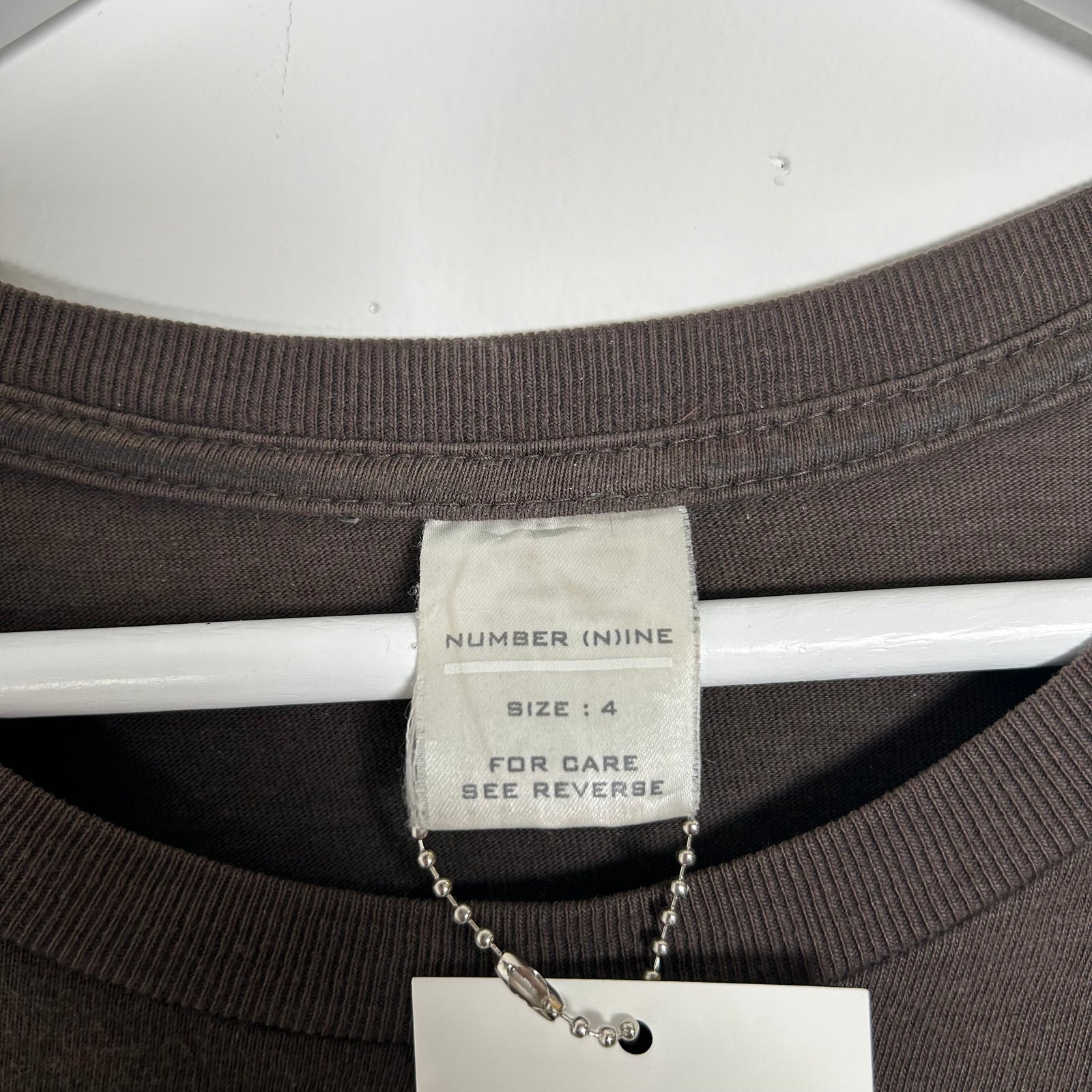 Number (N)ine Shield T-Shirt Size 4
