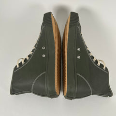 Maison Margiela Green Canvas Tabi Size 45