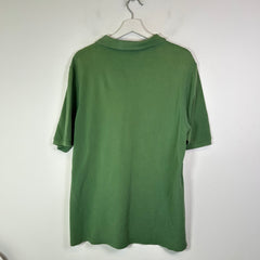 Burberry Green Logo Polo Size L