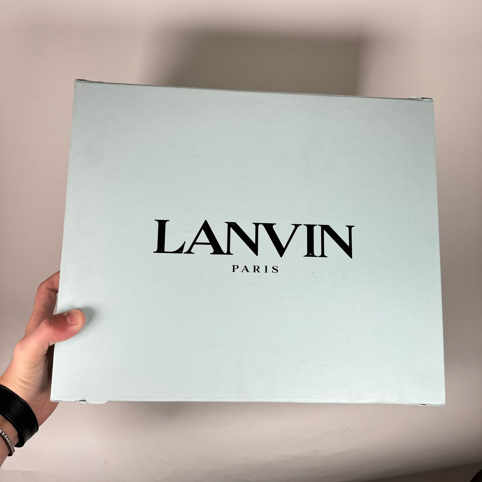 Lanvin White/Yellow Curb Sneakers Size 44