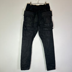 Rick Owens DRKSHDW Waxed Creatch Cargo Pants