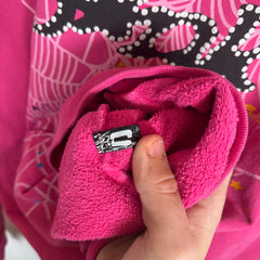 Sp5der Worldwide Pink P*NK Hoodie Size XL